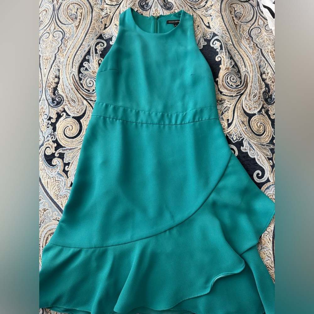 Banana Republic Teal Dress Size 4 - Moving Sale!!